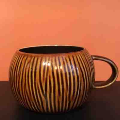 1 Starbucks 2013 Coffee Tea Stackable Mug Limited TIKI 12 oz BROWN COCONUT~NWT - Sold on eBay Dec, 1st 2018 for $5.99