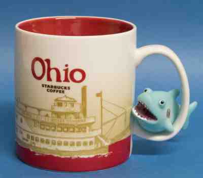 Starbucks Ohio 16 oz Mug Red Global Icon City Collector Series Unused - Sold on eBay Dec, 1st 2018 for $15.99