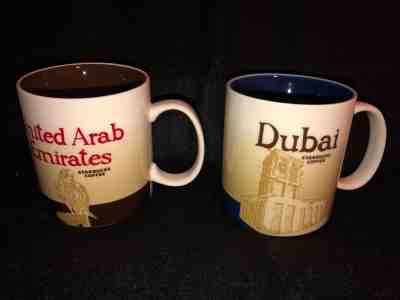 Starbucks Mug Dubai/United Arab Emirates city collector series LOT New tag 2013  - Sold on eBay Dec, 1st 2018 for $31.99