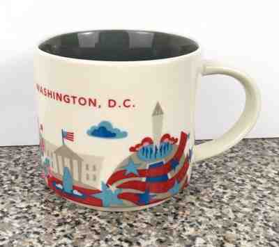 Starbucks WASHINGTON DC Coffee Mug You Are Here Collection Cup - Sold on eBay Dec, 1st 2018 for $17.95
