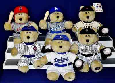 Starbucks Set Of 6 Different MLB Plush 10" Bearista Bears NWT - Sold on eBay Dec, 1st 2018 for $59.99