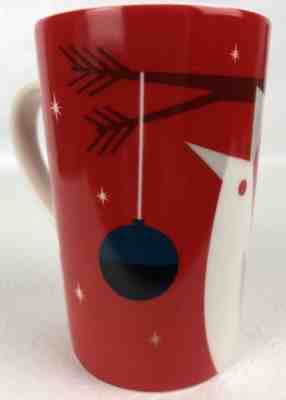2012 Starbucks Holiday Mug Tall 12oz Bright Red Christmas Bird Ceramic Cup - Sold on eBay Dec, 1st 2018 for $9.99