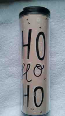 New 2017 STARBUCKS HO HO HO HOLIDAY TRAVEL HOT COLD TUMBLER Pink Cup Mug Coffee - Sold on eBay Dec, 1st 2018 for $16.00