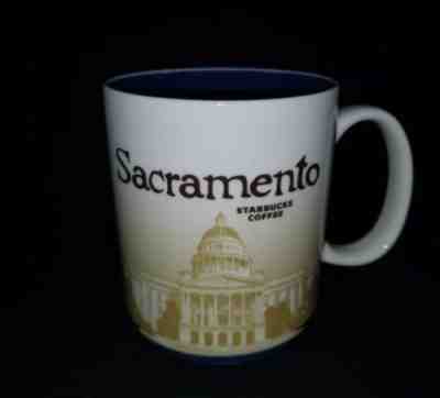 2009 STARBUCKS SACRAMENTO  COLLECTORS SERIES  Coffee Mug  16oz NICE color flaw - Sold on eBay Dec, 1st 2018 for $57.00