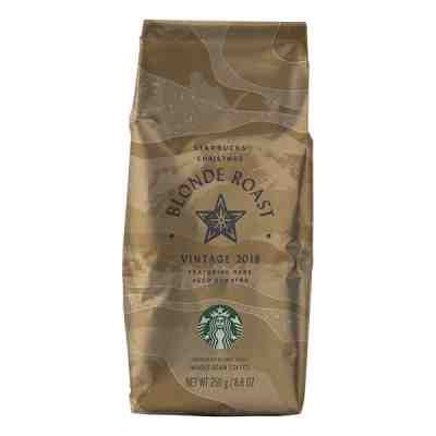 STARBUCKS CHRISTMAS BLONDE ROAST Coffee Beans 250g - Sold on eBay Dec, 1st 2018 for $20.00