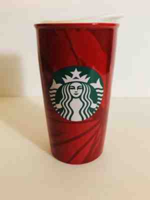 Starbucks Ceramic Travel Mug 12oz 2014 Holiday - Sold on eBay Dec, 1st 2018 for $18.99