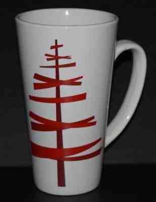 STARBUCKS CHRISTMAS WHITE WITH RED TREE 2012 COLLECTOR TALL 16 oz MUG - Sold on eBay Dec, 1st 2018 for $9.99