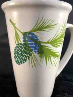 Starbucks Tall Coffee Mug 2011 Holiday Christmas Pinecone 21 Oz 6"  - Sold on eBay Dec, 1st 2018 for $12.50
