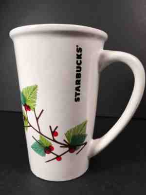 2011 STARBUCKS CHRISTMAS HOLLY BERRY TALL COFFEE MUG 21oz - Sold on eBay Dec, 1st 2018 for $9.08