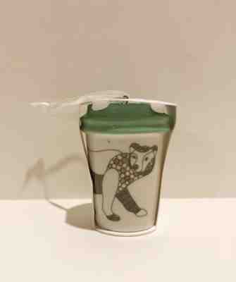 NEW Starbucks Polar Bear Christmas Ornament Ceramic Tumbler Mug 2017 - Sold on eBay Dec, 1st 2018 for $7.20