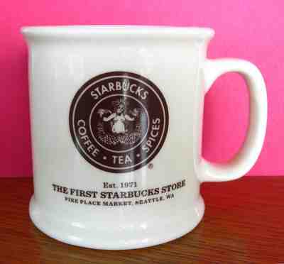 STARBUCKS Nude Mermaid First Store Pikes Place Market Seattle Coffee Mug - Sold on eBay Dec, 1st 2018 for $18.95