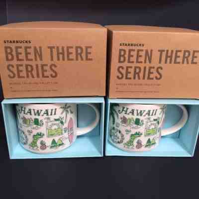 Starbucks Mug 2017 Hawaii "Been There Series" 14 oz. NEW IN BOX ~ 2 Mugs! - Sold on eBay Dec, 1st 2018 for $44.99