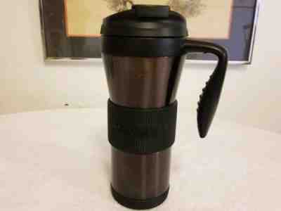 Starbucks 2009 Stainless Steel Brown Miller Tumbler, 16 oz. Nice  - Sold on eBay Dec, 1st 2018 for $27.00