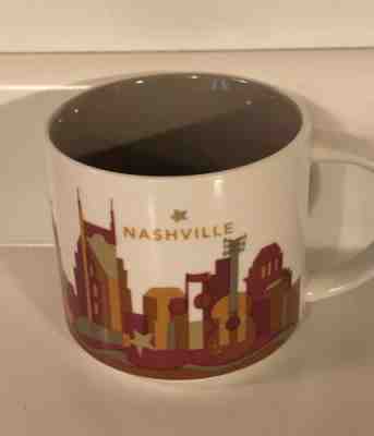 Starbucks You are Here Mug Nashville 14 oz - Sold on eBay Dec, 1st 2018 for $12.99
