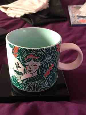 NEW Starbucks Holiday 2018 12oz Cup Blue Aqua Siren Mermaid Ceramic Mug NWT - Sold on eBay Dec, 1st 2018 for $22.50