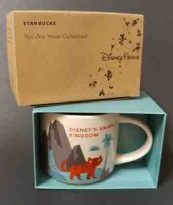 Disney World Starbucks Animal Kingdom You Are Here Mug NEW NIB - Sold on eBay Dec, 1st 2018 for $17.99