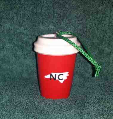 2016 STARBUCKS State Series (NORTH CAROLINA), Cup to Go Christmas Ornament - Sold on eBay Dec, 1st 2018 for $10.00