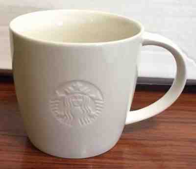 Starbucks Coffee White BIG “V” Vente Tea Cup Mug Pre Owned (2010) ~4 1/2” Tall - Sold on eBay Dec, 1st 2018 for $16.56