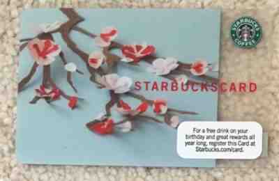 Starbucks 2009 Spring Blossom Card - Sold on eBay Dec, 1st 2018 for $3.00