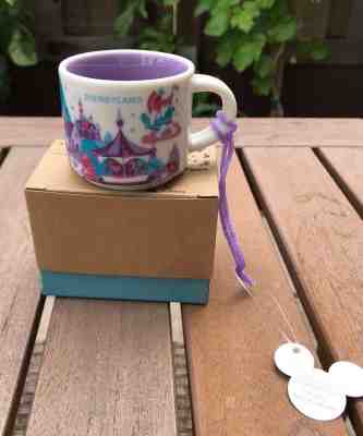 Starbucks - You Are Here Disneyland Fantasyland 2 oz Mug Ornament - Sold on eBay Dec, 1st 2018 for $21.00