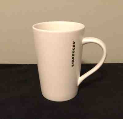 Starbucks 2012 White With Gold Lettering 12 oz Tall Ceramic Coffee Latte Mug Cup - Sold on eBay Dec, 1st 2018 for $6.49
