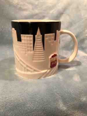 Starbucks Coffee SAN FRANCISCO 16 oz Relief Mug 2012 City Skyline Collection - Sold on eBay Dec, 1st 2018 for $24.00