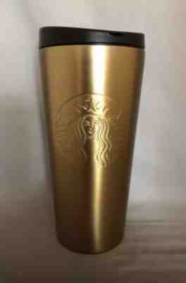 Starbucks Gold Siren Stainless Steel Tumbler Cup 16 Oz 2014. NWT! - Sold on eBay Dec, 1st 2018 for $25.00