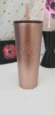 Starbucks Special Limited Edition Rose Gold Pink Glitter Stainless Steel Cup NEW - Sold on eBay Nov, 30th 2018 for $41.00