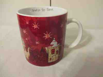 STARBUCKS BARISTA 2000 CHRISTMAS TOWN COFFEE MUG 20 OZ - Sold on eBay Dec, 2nd 2018 for $11.00