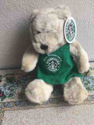 2001 Starbucks Coffee Bearista Bear Plush 15th Edition 30th Anniversary EUC 10" - Sold on eBay Oct, 4th 2018 for $10.00