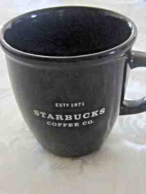  Set of 2 Starbucks 2002 Barista Abbey Black Coffee Mug Cup 12 oz EUC - Sold on eBay Dec, 1st 2018 for $26.00