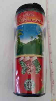 2004 STARBUCKS Christmas HAWAII MELE KALIKIMAKA 16oz Tumbler Collector Gift RARE - Sold on eBay Dec, 2nd 2018 for $17.75