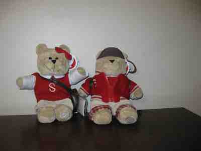 Starbucks Boy and Girl Bearista Back to School Bears 2004 NWT - Sold on eBay Nov, 30th 2018 for $9.50