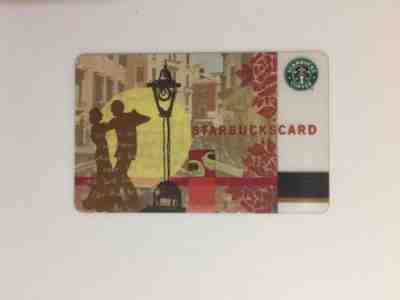 Starbucks Card - RARE 2004 Italian Lamp Post Dance - Sold on eBay Oct, 18th 2018 for $12.00