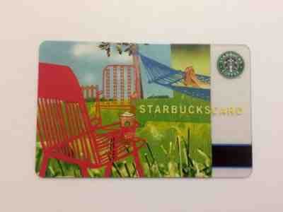 2004 STARBUCKS CARD "LAZY DAYS OF SUMMER" OLD LOGO NO BALANCE - Sold on eBay Oct, 17th 2018 for $3.00