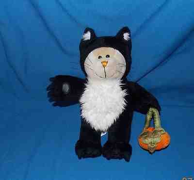 Starbucks BARISTA Teddy Bear Halloween Black Cat Collectible 2005 41st edition - Sold on eBay Oct, 21st 2018 for $6.00