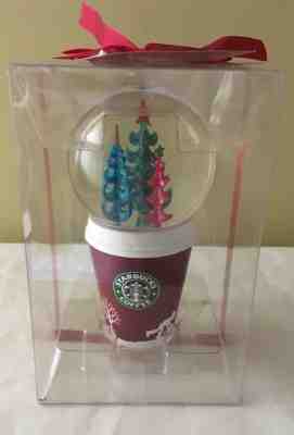 Starbucks Snow Globe Christmas Tree  2006 - Sold on eBay Dec, 2nd 2018 for $12.00