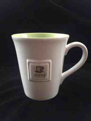 2006 Starbucks STEEP Coffee/Tea Mug 14 oz Green Interior - Sold on eBay Dec, 1st 2018 for $9.99