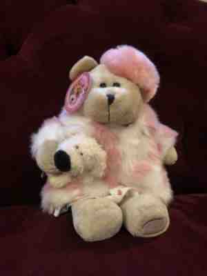 Starbucks Coffe Company 10" Bearista Cute Teddy Bear Pink Fur Coat - 2006 NWT - Sold on eBay Dec, 1st 2018 for $5.00