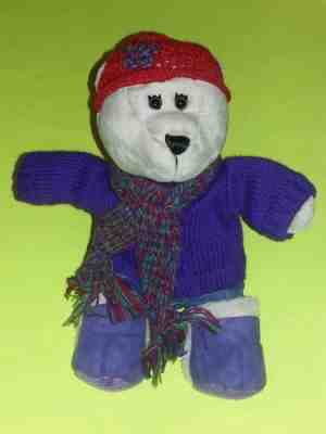2006 Barista Starbucks Winter Girl Bear - Sold on eBay Dec, 1st 2018 for $9.99