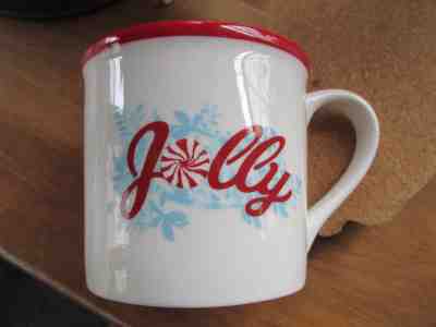 Vintage Starbucks advertising coffee Christmas mug "JOY"2007 - Sold on eBay Dec, 1st 2018 for $9.99