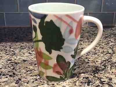 2009 STARBUCKS NEW BONE CHINA WATERCOLOR FLORAL FLOWER MUG 14 OZ. D’OS FREE SHIP - Sold on eBay Dec, 2nd 2018 for $24.00
