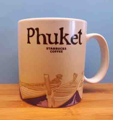 STARBUCKS PHUKET 2009 GLOBAL ICON CITY COLLECTOR SERIES MUG MADE IN THAILAND - Sold on eBay Dec, 1st 2018 for $20.00