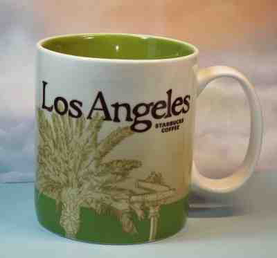 Starbucks Coffee Mug 16oz LOS ANGELES 2009 Global Icon Collectors Series Cup  - Sold on eBay Dec, 1st 2018 for $32.00