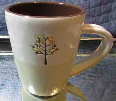 Original Starbucks Coffee Cup Mug 2009 Hand-Painted Autumn Leaf Tree - Sold on eBay Dec, 1st 2018 for $21.00