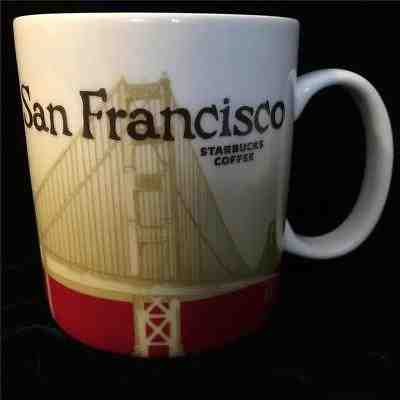 Starbucks SAN FRANCISCO Coffee Mug - 2009 Global Icon Collector Series 16 oz. - Sold on eBay Nov, 30th 2018 for $30.99