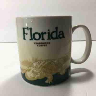 Starbucks  Mug Florida Alligator 2009 Coffee Cocoa Tea Collector Series - Sold on eBay Nov, 30th 2018 for $19.85