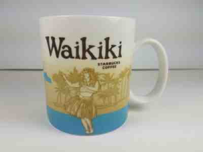 2009 Collector's Coffee Cup Starbucks Icon Mug Waikiki Hawaii - Sold on eBay Nov, 29th 2018 for $35.00