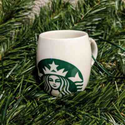 Starbucks 2010 Ornament Christmas Mermaid Logo Espresso Coffee Cup 3 oz Mug - Sold on eBay Dec, 1st 2018 for $9.95