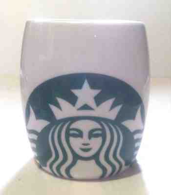 Starbucks Barrel 2010 Coffee Mug White With Green Mermaid 14 Oz - Sold on eBay Dec, 1st 2018 for $9.59